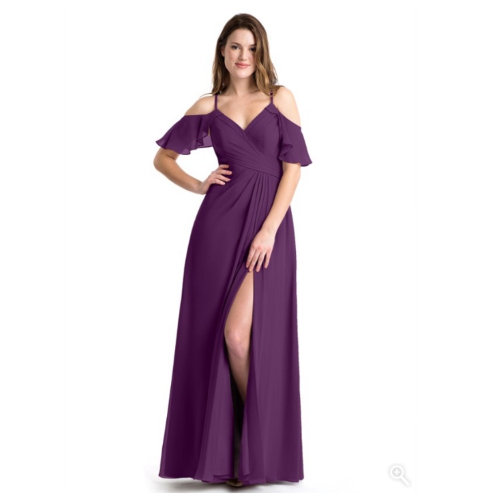 Azazie Bridesmaid Dakota Dress in Grape